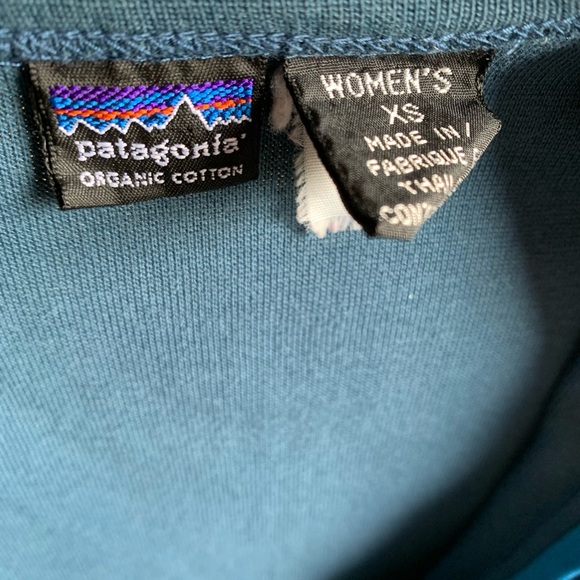 Patagonia half zip pullover blue long sleeves XS - Picture 7 of 7